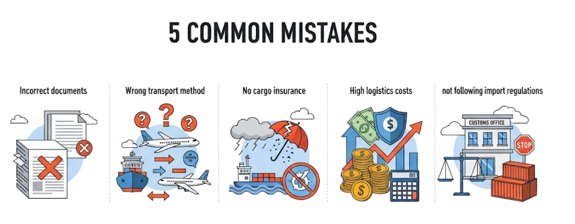 5 SAI LẦM THƯỜNG GẶP TRONG LOGISTICS XUẤT KHẨU VÀ CÁCH CÁC DOANH NGHIỆP CÓ THỂ PHÒNG TRÁNH